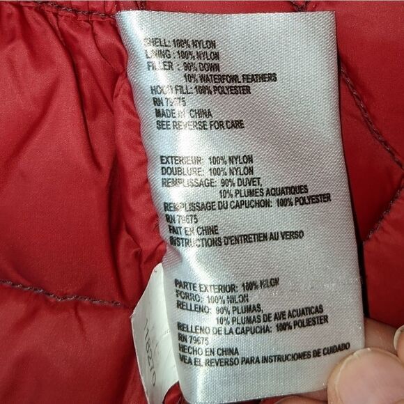 MICHAEL KORS PACKABLE DOWN. LONG GRAY SUPER LIGHT WEIGHT COAT SZ SMALL - Picture 4 of 14